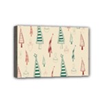 Trees Christmas Holiday Pattern Mini Canvas 6  x 4  (Stretched)