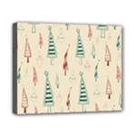 Trees Christmas Holiday Pattern Canvas 10  x 8  (Stretched)