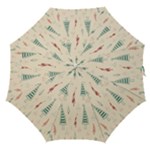 Trees Christmas Holiday Pattern Straight Umbrellas