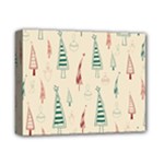 Trees Christmas Holiday Pattern Deluxe Canvas 14  x 11  (Stretched)