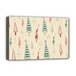 Trees Christmas Holiday Pattern Deluxe Canvas 18  x 12  (Stretched)