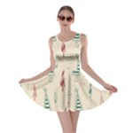 Trees Christmas Holiday Pattern Skater Dress