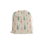 Trees Christmas Holiday Pattern Drawstring Pouch (Medium)