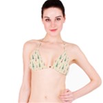 Trees Christmas Holiday Pattern Classic Bikini Top