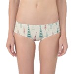 Trees Christmas Holiday Pattern Classic Bikini Bottoms