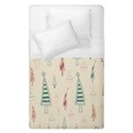 Trees Christmas Holiday Pattern Duvet Cover (Single Size)