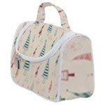 Trees Christmas Holiday Pattern Satchel Handbag