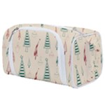 Trees Christmas Holiday Pattern Toiletries Pouch