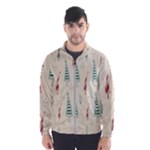 Trees Christmas Holiday Pattern Men s Windbreaker