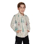 Trees Christmas Holiday Pattern Kids  Windbreaker