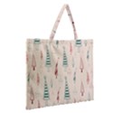 Zipper Large Tote Bag 