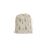 Trees Christmas Holiday Pattern Drawstring Pouch (XS)