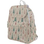 Trees Christmas Holiday Pattern Top Flap Backpack