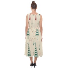 Midi Tie-Back Chiffon Dress 