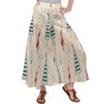 Trees Christmas Holiday Pattern Women s Satin Palazzo Pants