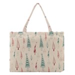 Trees Christmas Holiday Pattern Medium Tote Bag