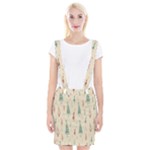 Trees Christmas Holiday Pattern Braces Suspender Skirt