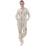 Trees Christmas Holiday Pattern Women s Tracksuit