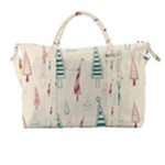 Trees Christmas Holiday Pattern Carry-on Travel Shoulder Bag