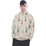 Trees Christmas Holiday Pattern Men s Pullover Hoodie