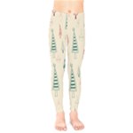 Trees Christmas Holiday Pattern Kids  Leggings