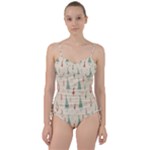 Trees Christmas Holiday Pattern Sweetheart Tankini Set