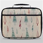 Trees Christmas Holiday Pattern Full Print Lunch Bag