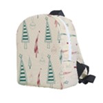 Trees Christmas Holiday Pattern Kids  Age 2-4 Lightweight Preschool Backpack