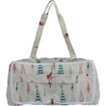 Trees Christmas Holiday Pattern Multi Function Bag