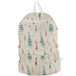 Trees Christmas Holiday Pattern Foldable Lightweight Backpack