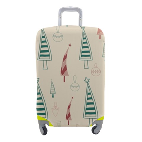 Trees Christmas Holiday Pattern Luggage Cover (Small) from ArtsNow.com