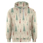 Trees Christmas Holiday Pattern Men s Overhead Hoodie