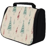 Trees Christmas Holiday Pattern Full Print Travel Pouch (Big)