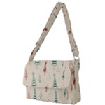 Trees Christmas Holiday Pattern Full Print Messenger Bag (S)