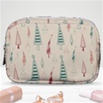 Trees Christmas Holiday Pattern Make Up Pouch (Small)