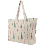 Trees Christmas Holiday Pattern Simple Shoulder Bag