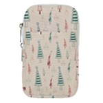 Trees Christmas Holiday Pattern Waist Pouch (Small)