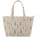 Trees Christmas Holiday Pattern Back Pocket Shoulder Bag 