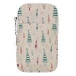 Trees Christmas Holiday Pattern Waist Pouch (Large)