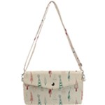 Trees Christmas Holiday Pattern Removable Strap Clutch Bag