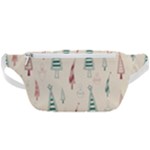 Trees Christmas Holiday Pattern Waist Bag 