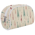 Trees Christmas Holiday Pattern Make Up Case (Medium)