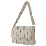 Trees Christmas Holiday Pattern Full Print Messenger Bag (M)