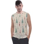 Trees Christmas Holiday Pattern Men s Regular Tank Top