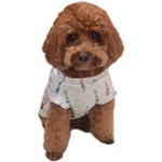 Trees Christmas Holiday Pattern Dog T-Shirt