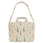 Trees Christmas Holiday Pattern MacBook Pro 15  Shoulder Laptop Bag