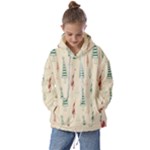 Trees Christmas Holiday Pattern Kids  Oversized Hoodie