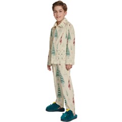 Kids  Long Sleeve Velvet Pajamas Set 