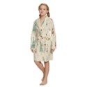 Kids  Long Sleeve Velvet Lounge Robe 