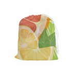 Citrus Fruit Healthy Vitamin Drawstring Pouch (Large)